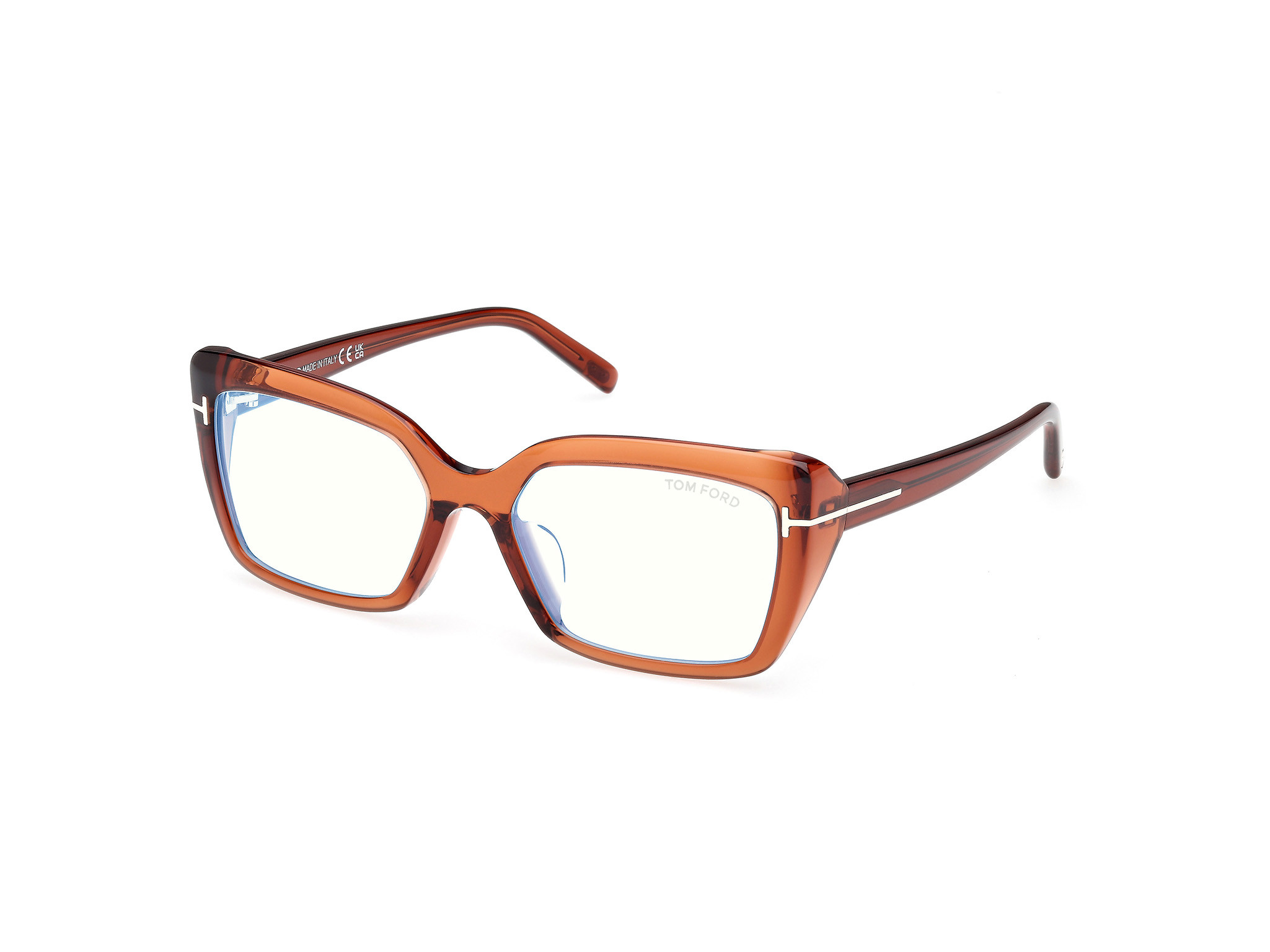 Tom Ford TF 5991 FT5991 -F-B shiny dark brown shiny dark